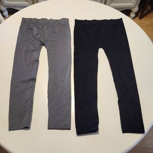 Streetwear Society Kids Charcoal and Black Leggings